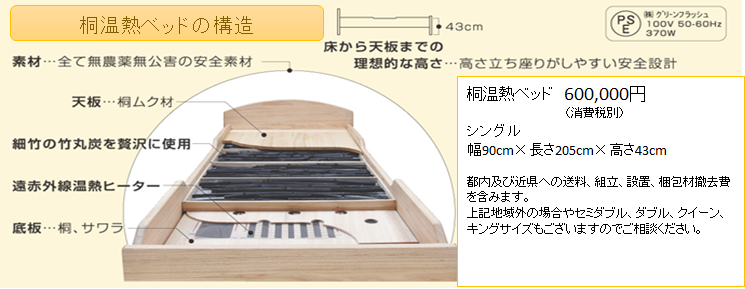 桐温熱ベッド